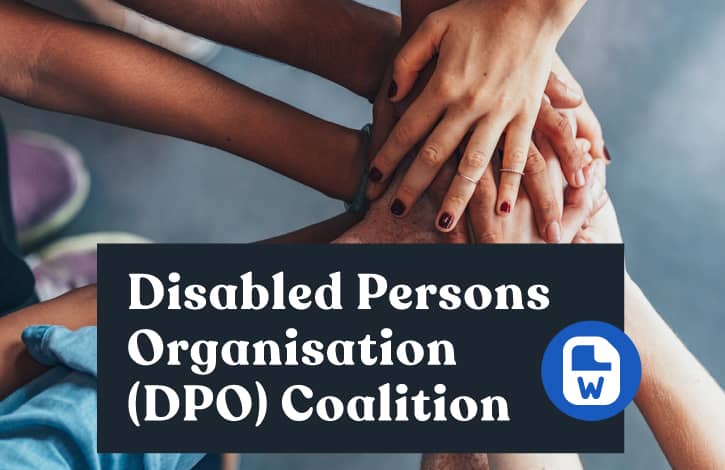 Read the Disabled Persons Organisation (DPO) Coalition Report 2023 Word Version - DESSA